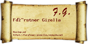 Fürstner Gizella névjegykártya